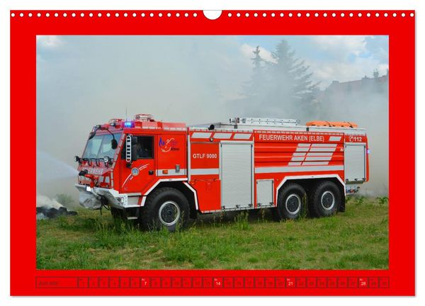 Produktbild: Einsatzfahrzeuge aus Sachsen und Sachsen-Anhalt (Wandkalender 2026 DIN A3 quer), CALVENDO Monatskalender
