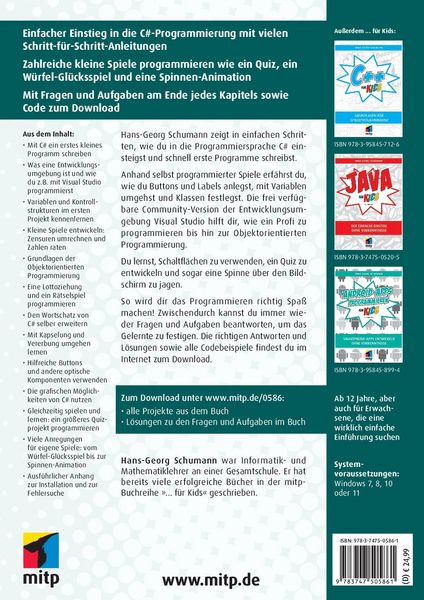 Produktbild: C# f&uuml;r Kids