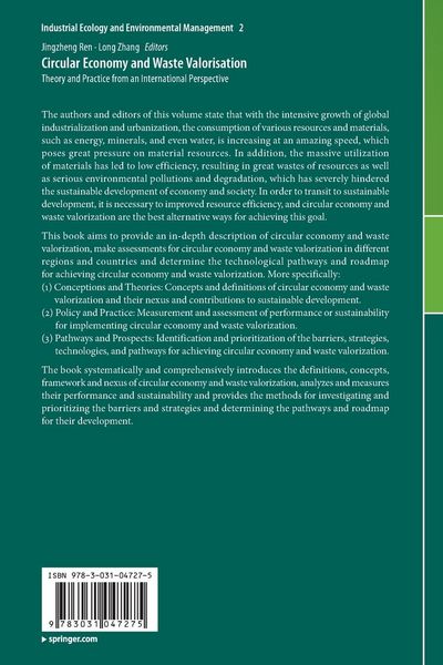 Produktbild: Circular Economy and Waste Valorisation