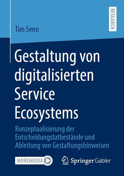 Produktbild: Gestaltung von digitalisierten Service Ecosystems