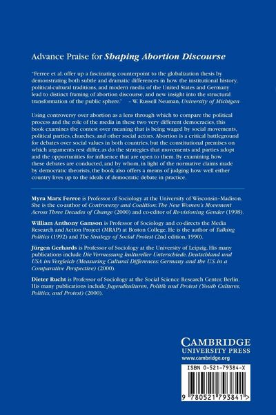 Produktbild: Shaping Abortion Discourse