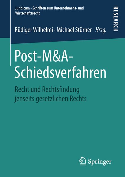 Produktbild: Post-M&A-Schiedsverfahren