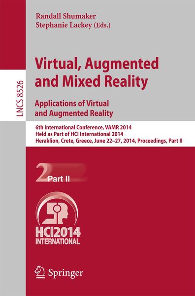Produktbild: Virtual, Augmented and Mixed Reality: Applications of Virtual and Augmented Reality