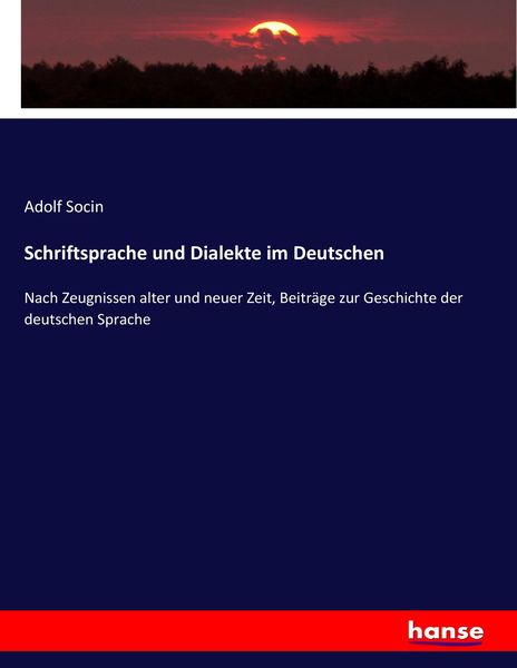 Produktbild: Schriftsprache und Dialekte im Deutschen