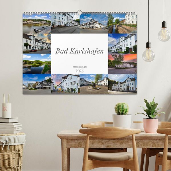 Produktbild: Bad Karlshafen Impressionen (Wandkalender 2026 DIN A2 quer), CALVENDO Monatskalender