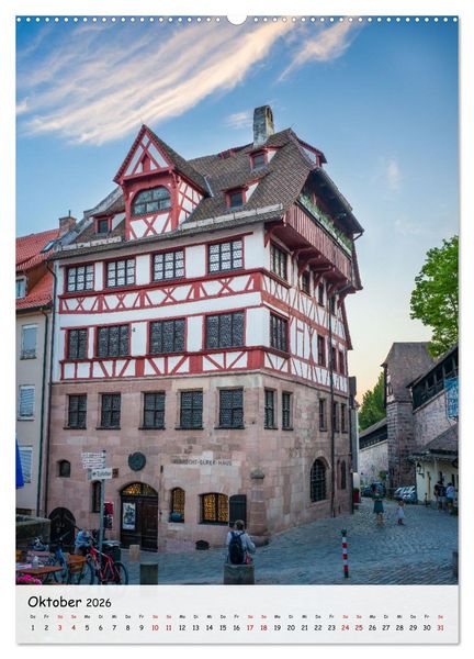 Produktbild: N&uuml;rnberg - Die faszinierende historische Altstadt (hochwertiger Premium Wandkalender 2026 DIN A2 hoch), Kunstdruck in Hochglanz