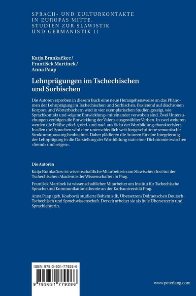 Produktbild: Lehnpr&auml;gungen im Tschechischen und Sorbischen