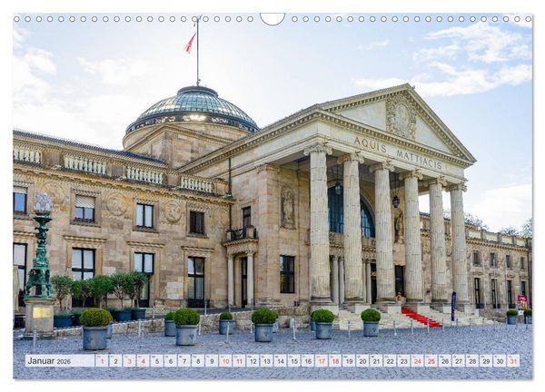 Produktbild: Wiesbaden Impressionen (Wandkalender 2026 DIN A3 quer), CALVENDO Monatskalender