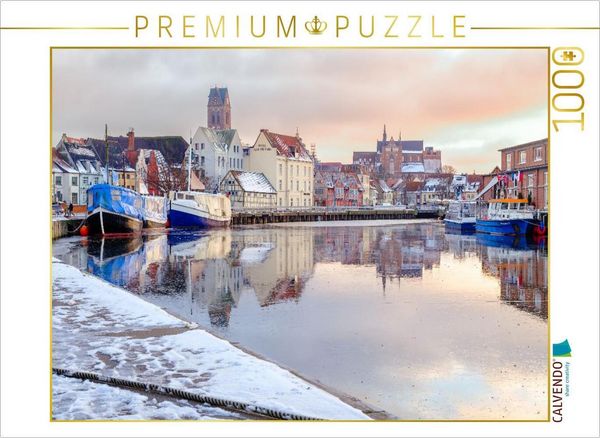 CALVENDO Puzzle Hansestadt Wismar | 1000 Teile Lege-Größe 64x48cm Foto-Puzzle für glückliche Stunden