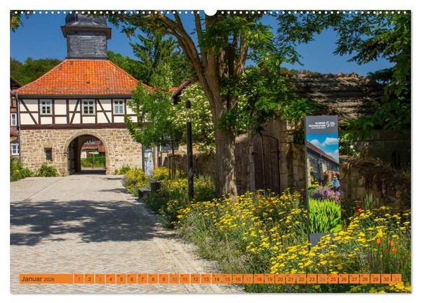 Produktbild: Das Kloster Michaelstein erleben &ndash; Ehemalige Zisterzienser &ndash; Abtei in Blankenburg am Harz (Wandkalender 2026 DIN A2 quer), CALVENDO Monatskalender