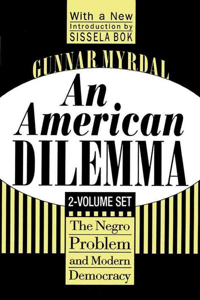 Produktbild: Myrdal, G: An American Dilemma