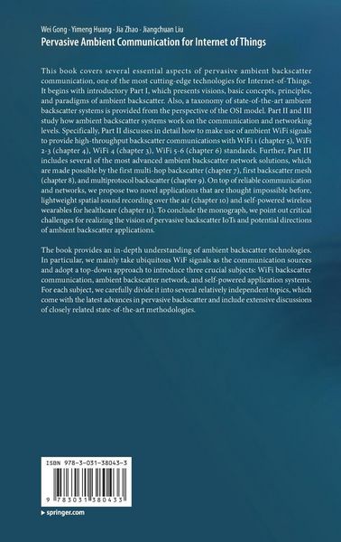 Produktbild: Pervasive Ambient Communication for Internet of Things