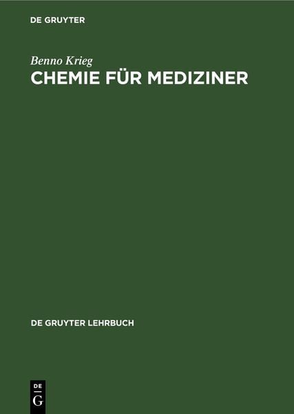 Produktbild: Chemie f&uuml;r Mediziner