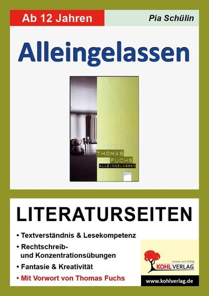 Produktbild: Alleingelassen - Literaturseiten