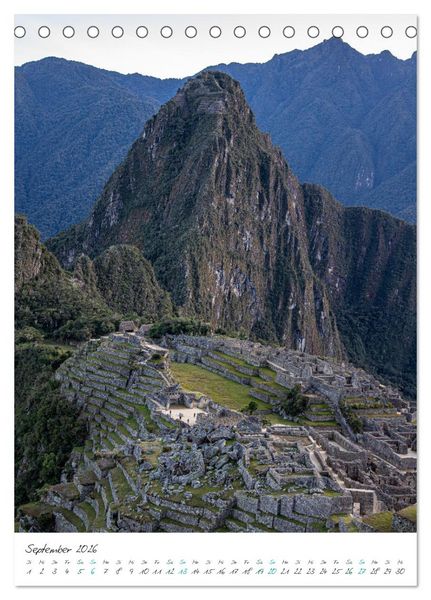 Produktbild: Unterwegs in Peru (Tischkalender 2026 DIN A5 hoch), CALVENDO Monatskalender