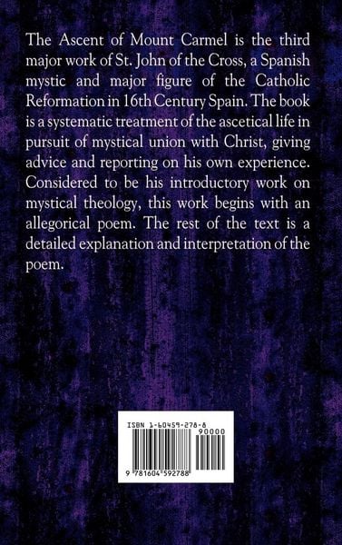 Produktbild: Ascent of Mount Carmel - A Guide to Spiritual Purification and Union with God