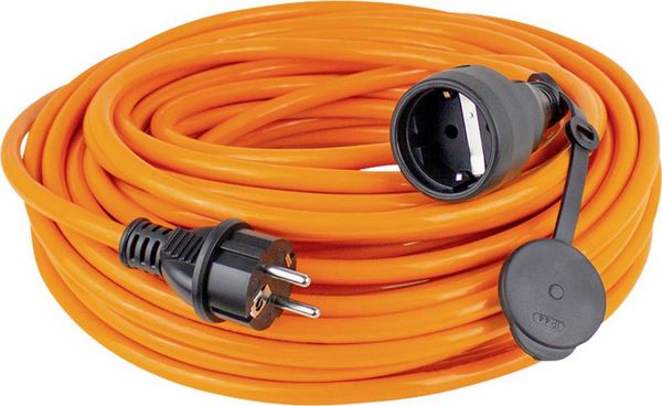 AS Schwabe 59205 Strom Verlängerungskabel 16A Orange 5.00m H07BQ-F 3G 2,5mm²