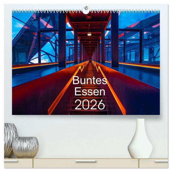 Produktbild: Buntes Essen 2026 (hochwertiger Premium Wandkalender 2026 DIN A2 quer), Kunstdruck in Hochglanz
