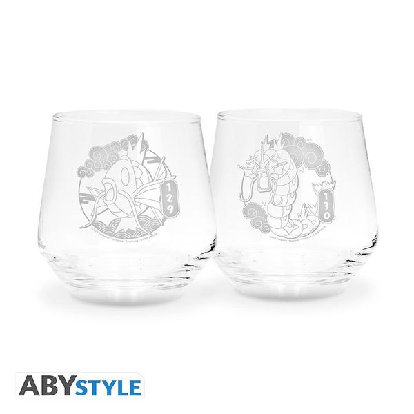 Produktbild: POKEMON 2 Glass Set Magikarp & Gyarados