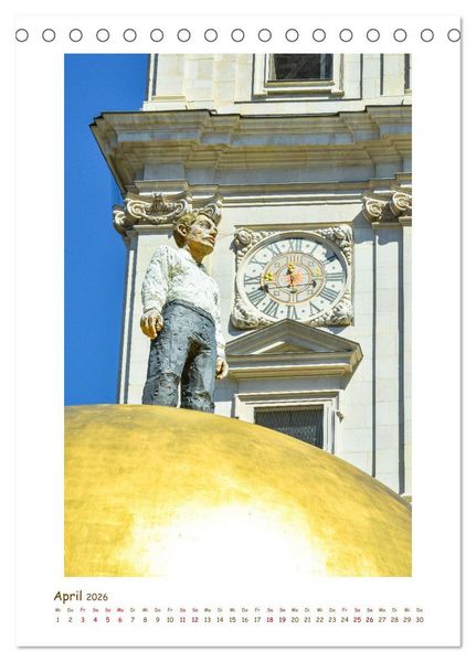 Produktbild: Salzburg - Gesichter einer Stadt (Tischkalender 2026 DIN A5 hoch), CALVENDO Monatskalender