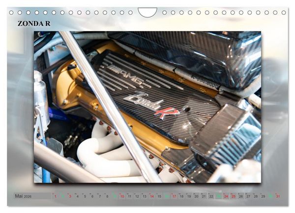 Produktbild: Pagani italienische Automobilkunst (Wandkalender 2026 DIN A4 quer), CALVENDO Monatskalender