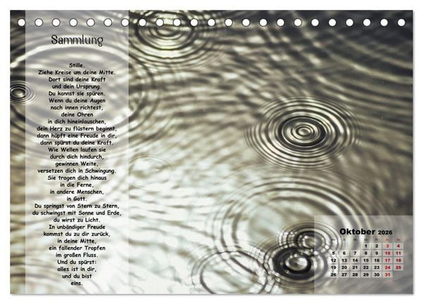 Produktbild: Lichtblicke f&uuml;r Auge und Seele - Der Kalender (Tischkalender 2026 DIN A5 quer), CALVENDO Monatskalender