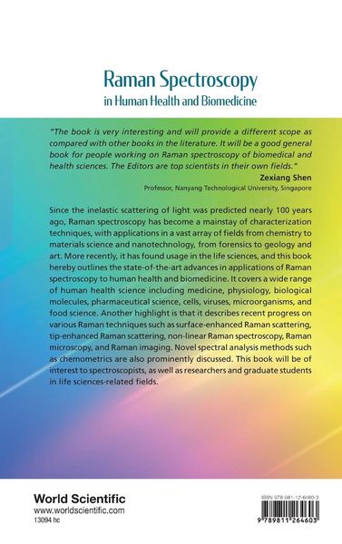 Produktbild: Raman Spectroscopy in Human Health and Biomedicine