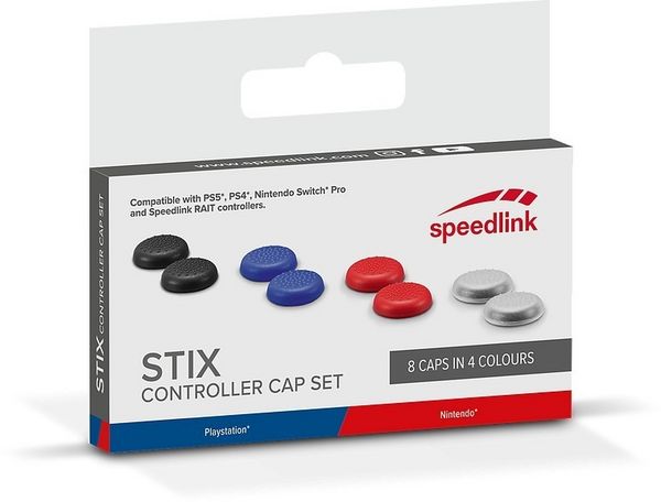 Produktbild: SPEEDLINK STIX Controller Cap Set - for PS5/PS4/Switch multicolor