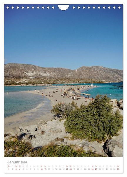 Produktbild: Kreta (Wandkalender 2026 DIN A4 hoch), CALVENDO Monatskalender