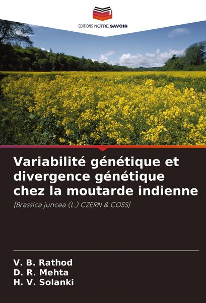 Produktbild: Variabilit&eacute; g&eacute;n&eacute;tique et divergence g&eacute;n&eacute;tique chez la moutarde indienne