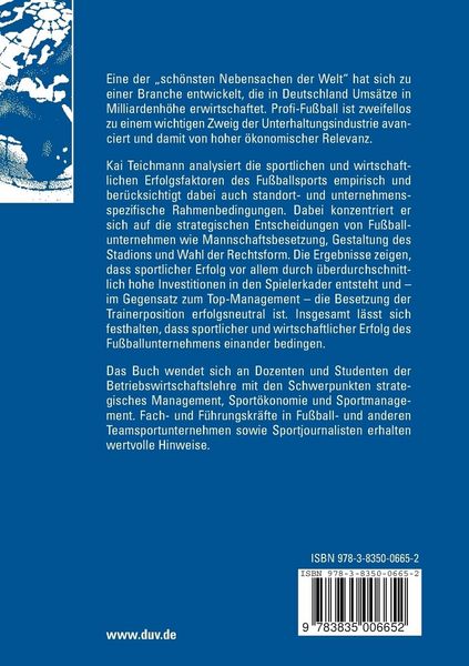 Produktbild: Strategie und Erfolg von Fu&szlig;ballunternehmen