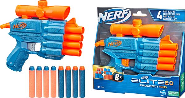 Produktbild: Hasbro F4190EU4 - Nerf Elite 2.0 Prospect QS-4, Spielzeug Blaster