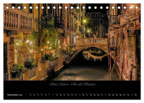 Produktbild: Venedig &ndash; La Serenissima (Tischkalender 2026 DIN A5 quer), CALVENDO Monatskalender