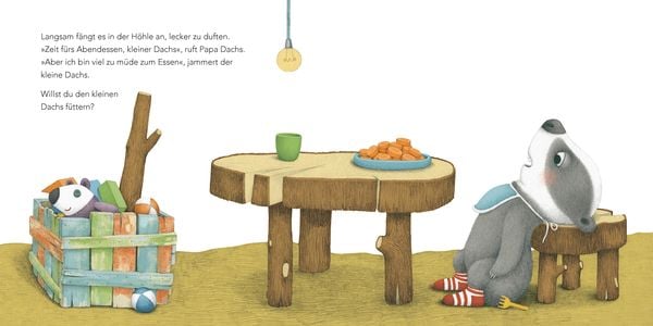 Produktbild: "Ich bin gar nicht m&uuml;de!", sagt der kleine Dachs (Einschlaf-Buch)