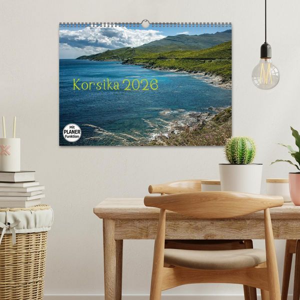 Produktbild: Korsika 2026 (Wandkalender 2026 DIN A3 quer), CALVENDO Monatskalender
