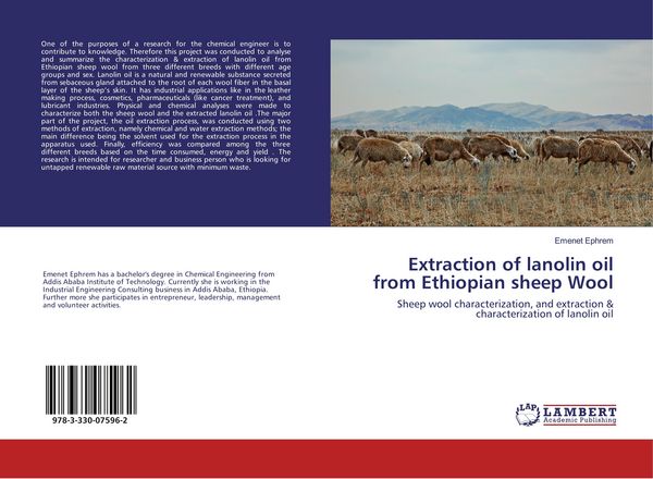 Produktbild: Extraction of lanolin oil from Ethiopian sheep Wool