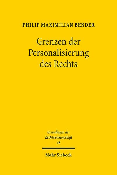 Grenzen der Personalisierung des Rechts