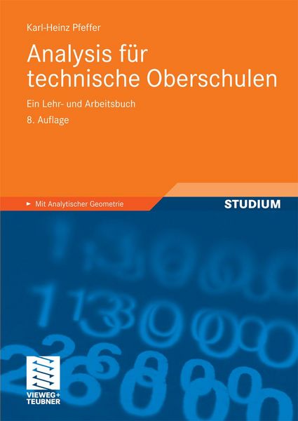 Produktbild: Analysis f&uuml;r technische Oberschulen
