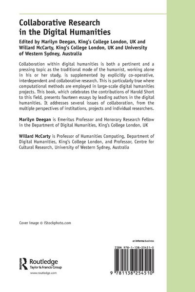 Produktbild: Collaborative Research in the Digital Humanities