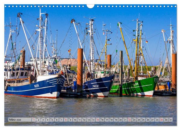 Produktbild: Norden-Norddeich. Maritime Orte mit Flair (Wandkalender 2026 DIN A3 quer), CALVENDO Monatskalender