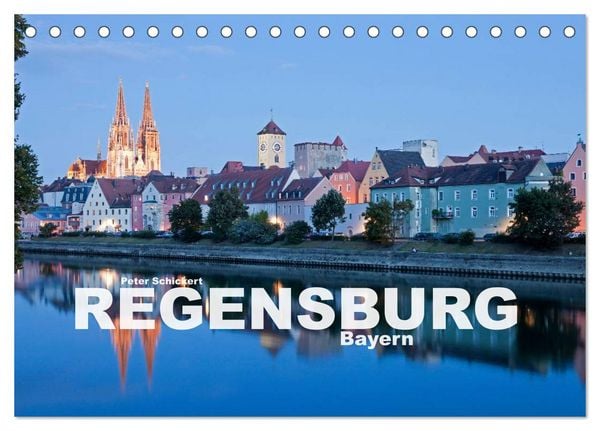 Produktbild: Regensburg - Bayern (Tischkalender 2026 DIN A5 quer), CALVENDO Monatskalender