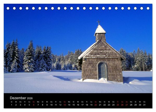 Produktbild: Bayerischer Wald (Tischkalender 2026 DIN A5 quer), CALVENDO Monatskalender