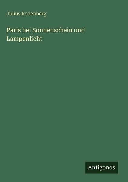 Produktbild: Paris bei Sonnenschein und Lampenlicht