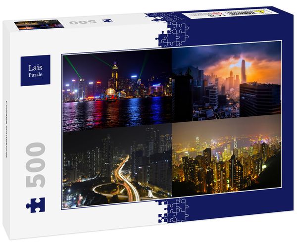 Lais Puzzle Collage Hongkong 500 Teile
