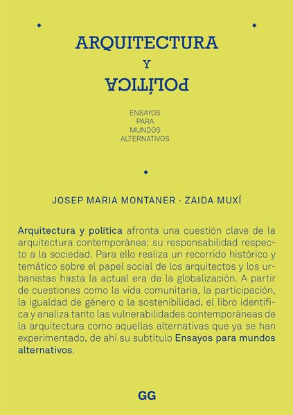 Produktbild: Arquitectura y pol&iacute;tica