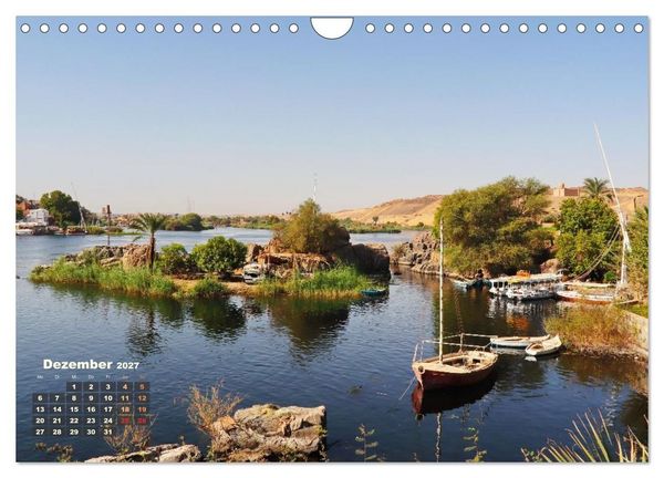 Produktbild: &Auml;gypten - Landschaften entlang des Nils (Wandkalender 2027 DIN A4 quer), CALVENDO Monatskalender
