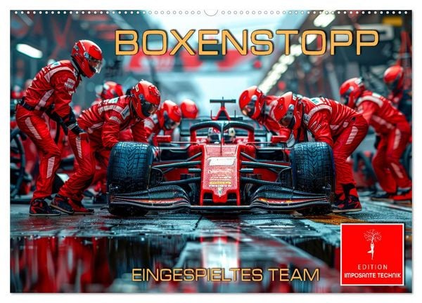Produktbild: Boxenstopp - eingespieltes Team (Wandkalender 2026 DIN A2 quer), CALVENDO Monatskalender