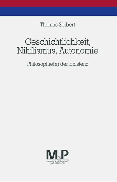 Produktbild: Geschichtlichkeit, Nihilismus, Autonomie