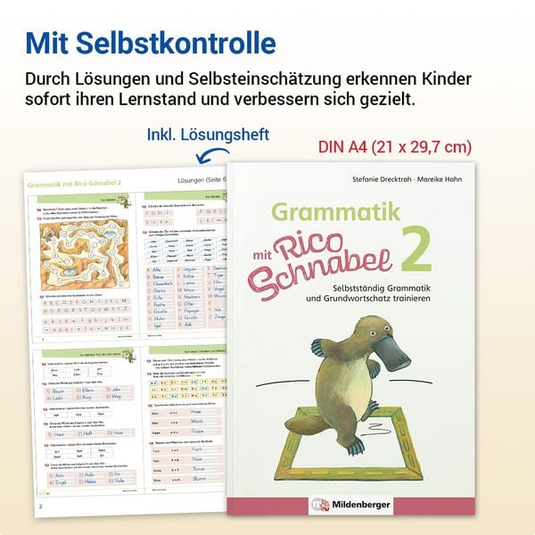 Produktbild: Grammatik mit Rico Schnabel, Klasse 2