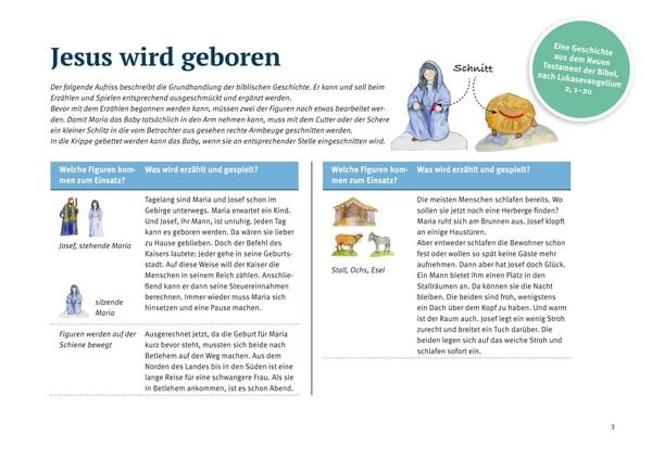 Produktbild: Jesus wird geboren. Erz&auml;hlschienen-Figurenset